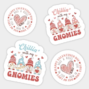 Retro Cute Valentine Stickers Pack Sticker